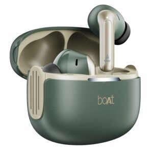 boAt Airdopes 219, 4Mics ENx, 40H Battery, Best in Segment for Calling, Stream Ad Free Music via App Support, Bluetooth Earbuds, TWS Ear Buds Wireless Earphones with mic (Carbon Black)